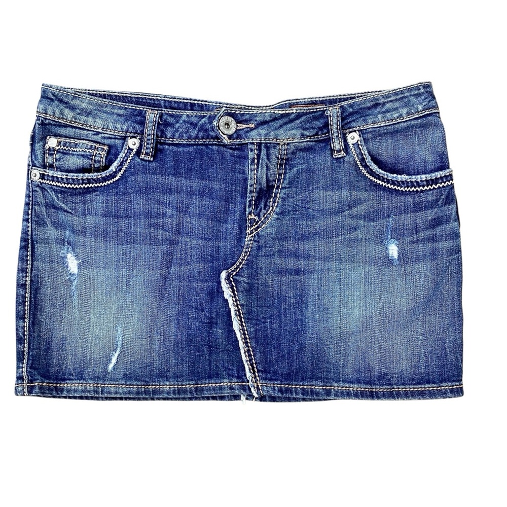 SILVER JEANS Ravi Jean Mini Skirt W30